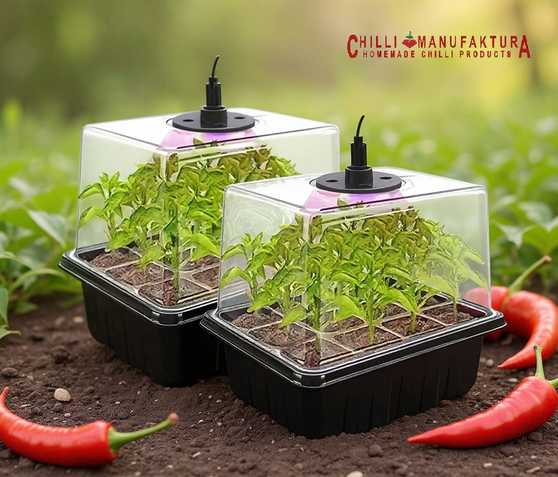 l CHILLI GROW BOX contains everything you need for sowing!