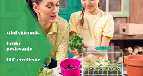 Chilli Growing Kit GROW BOX 2 x 6 with LED + 20 Seeds Chilli Growing Kit GROW BOX 2 x 6 with LED + 20 Seeds