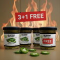 Sales 3+1 FREE   l   Pickled green Jalapeno, sliced ​​110g
