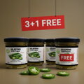 Sales 3+1 FREE   l   Pickled green Jalapeno, sliced ​​110g