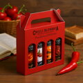 Red Gift Box 4x100ml Sauce 