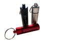 Keychain CM (Chilli Manufaktura) silver  + 2 refills (MILD HOT)