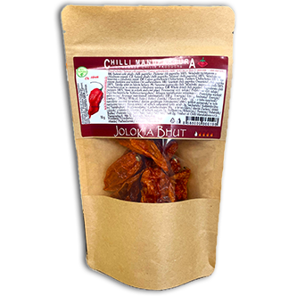 Jolokia dried whole peppers 10g