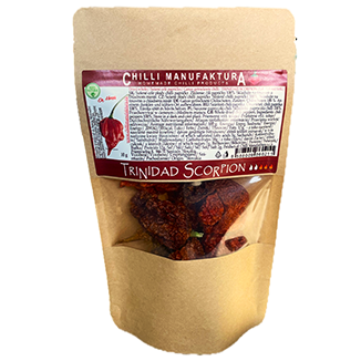 Trinidad Scorpion dried whole peppers 10g
