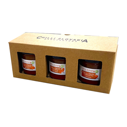 Gift box 3x Puree EXTRA Chili Spread