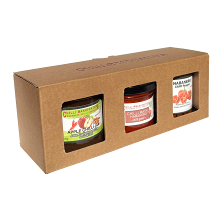 Gift Box 3x Chilli Jam, Mash, Pickled Chilli