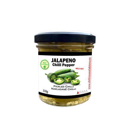 Pickled green Jalapeno, sliced ​​110g