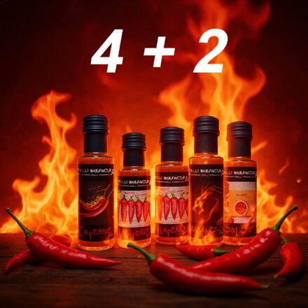Sales 4 + 2  sauces Jalapeno, Salsa, Cayenne, Habanero + choose 2 for free