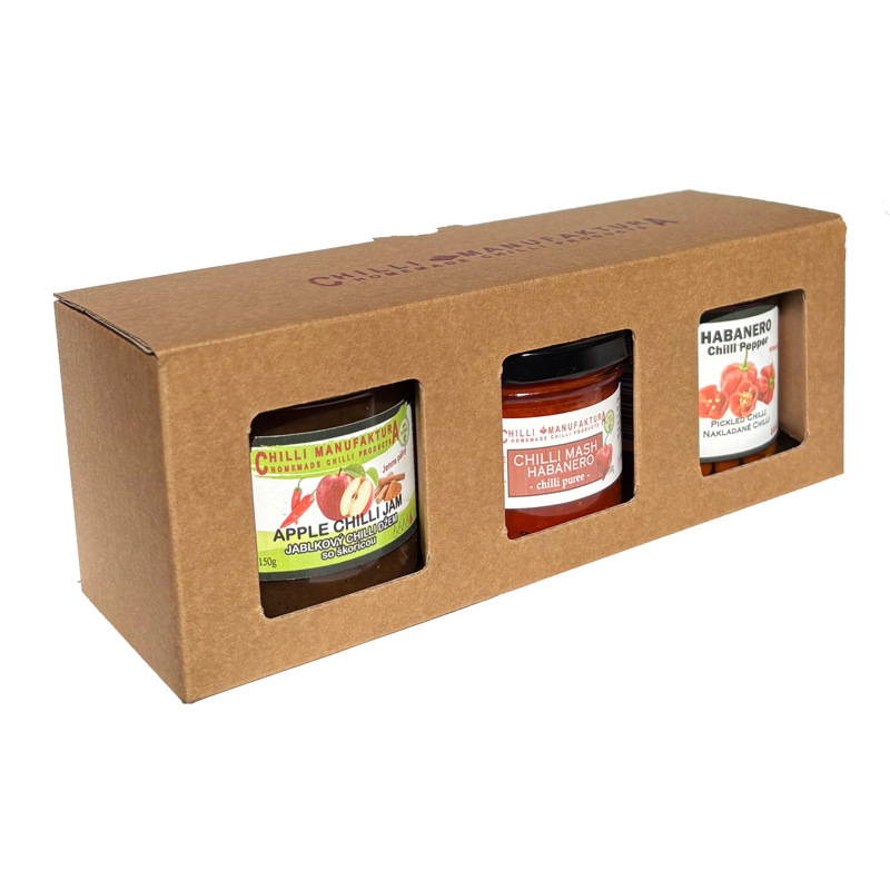 Gift Box 3x Chilli Jam, Mash, Pickled Chilli Gift Box 3x Chilli Jam, Mash, Pickled Chilli