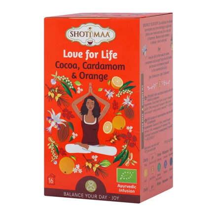 Tee mit Kakao, Kardamom und Orange LOVE for LIFE 16x2g