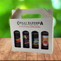Weiße Geschenkbox / White Gift Box Chilli Sauce 4x100ml