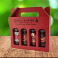 Rote Geschenkbox / Red Gift Box Chilli Sauce 4x100ml
