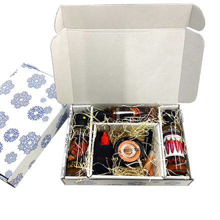 DELUXE CHILLIKEY 6-teilige Mild-scharfe Geschenkbox