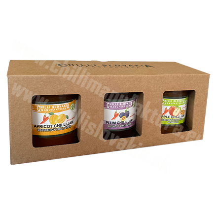 Geschenkbox CLASSIC 3x Chili-Marmelade