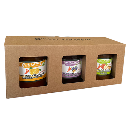 Geschenkbox CLASSIC 3x Chili-Marmelade